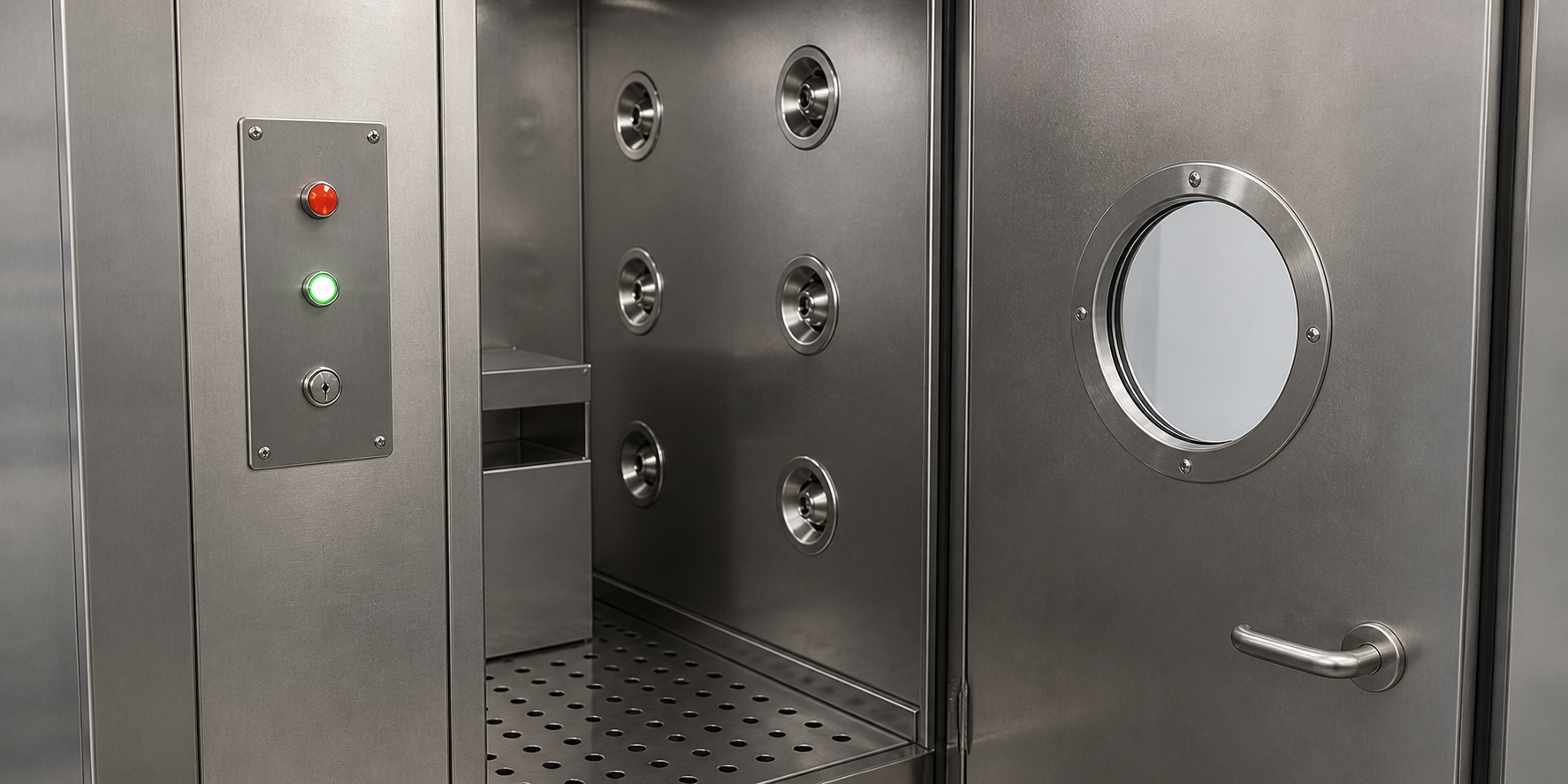 Cleanroom entry system for controlled environments