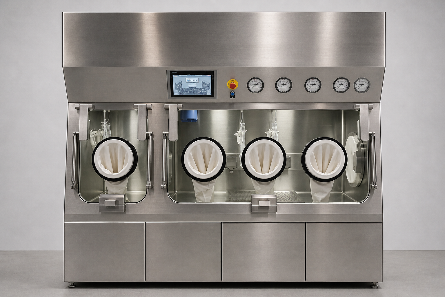 Pharmaceutical containment isolator